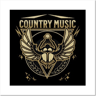 vintage wing play country music Posters and Art